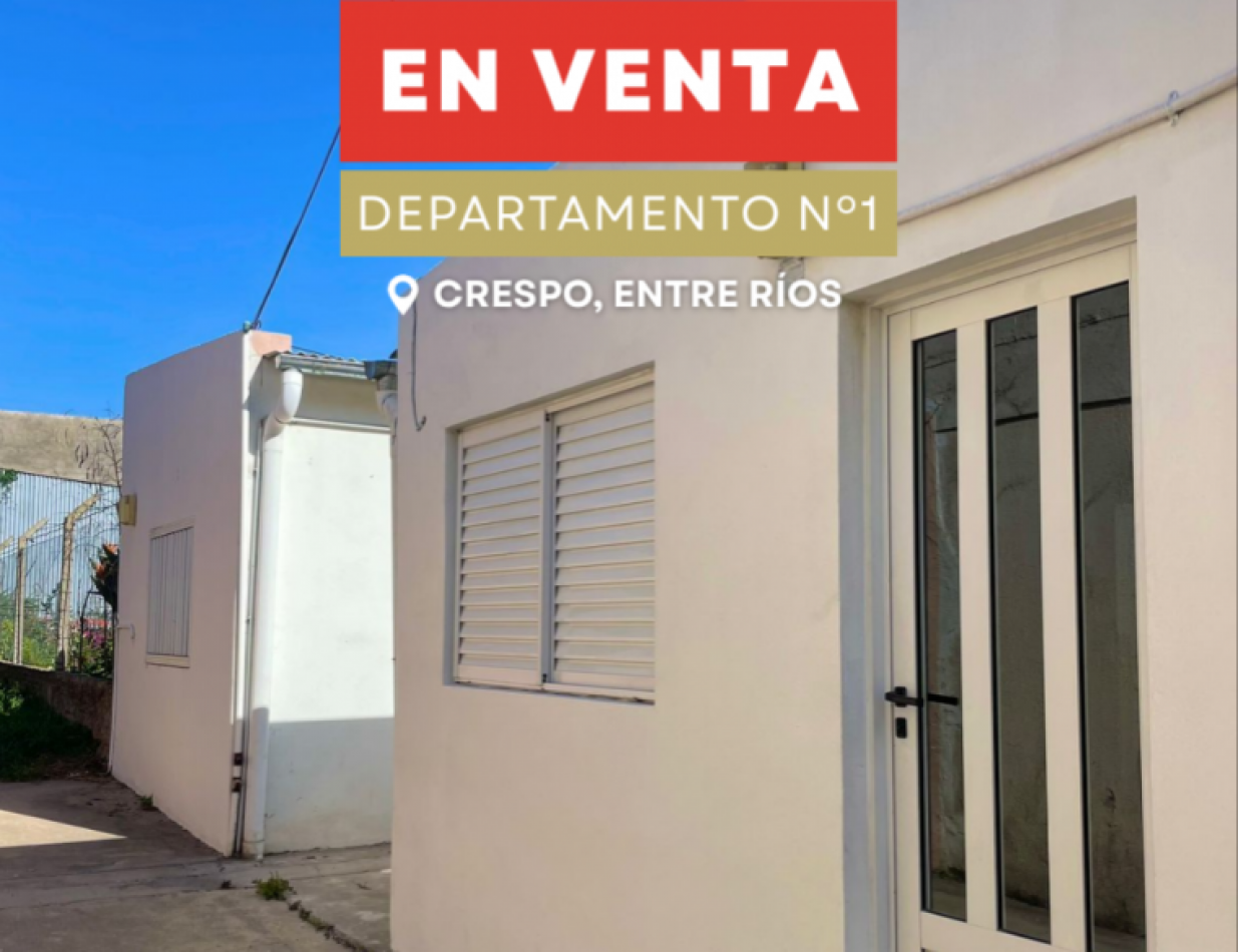 Departamento en venta - Crespo (ER)