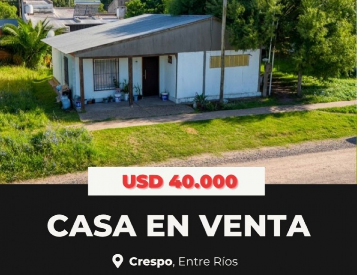 Casa en venta - Crespo (ER)