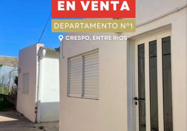 Departamento en venta - Crespo (ER)